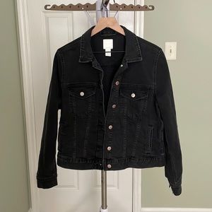H&M Black Denim Jacket